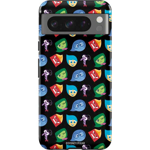 Disney Inside Out Character Pattern Google Pixel 8 Pro Impact Case